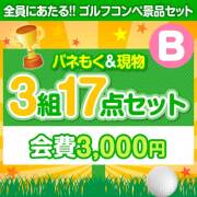 景品パークレビュー 【ゴルフコンペ賞品17点セット】3組12名様：会費3,000円（全員に当たる！）Bコース