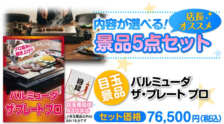 選べるバルミューダ　ザ・プレート プロ5点セット